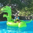 thumbnail image 3 of Swimline Giant T-Rex Inflatable Ride-On Pool Float, 3 of 5