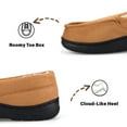 thumbnail image 3 of BERANMEY Moccasins Slippers for Men House Slippers Indoor Outdoor Plush Mens Bedroom Shoes with Hard Sole, 3 of 7