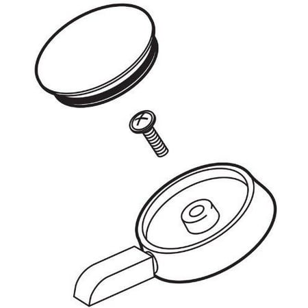 Arzo Volume Control - Delta Arzo: Single Metal Lever Handle Assembly - Temperature Control - 17T Series