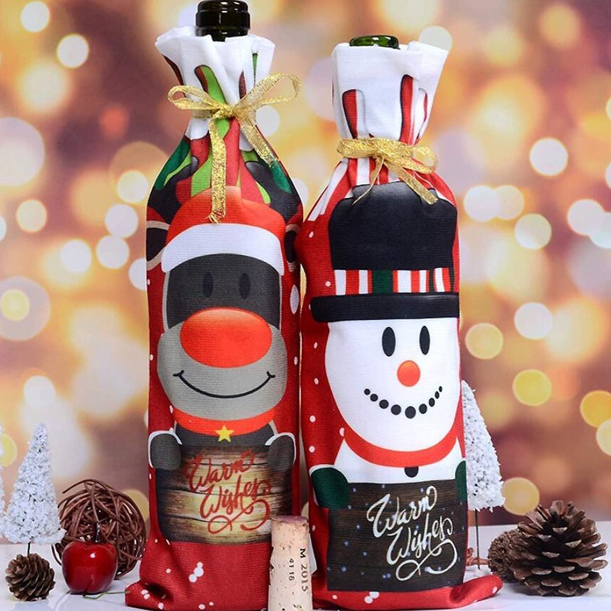 Hallmark Lot De 3 Sacs Cadeaux De Taille M, L Et Bouteille, 3