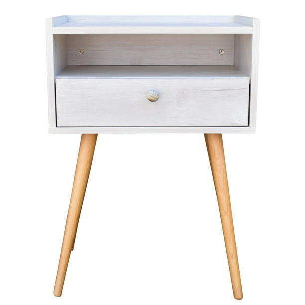 Buro Viena o Mesa de Noche Hogare Blanco hogare Viena