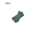 thumbnail image 2 of Jumpingount 2 pares de guantes de invierno para mujer pantalla táctil deportes al aire libre escalada bicicleta de montaña nieve esquí conducción mitones guantes y mitones Azul Jumpingount AP013320-05, 2 of 6