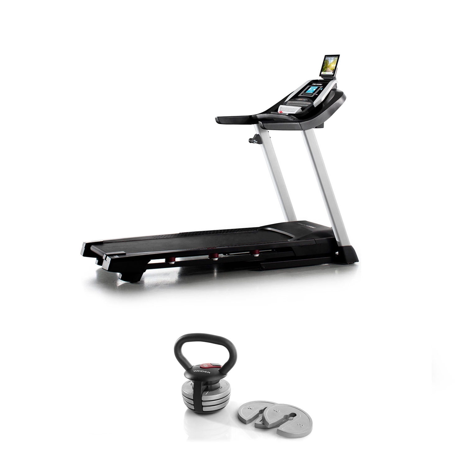 ProForm 905 CST iFit Folding Treadmill + Weider PowerBell 20 Pound