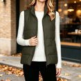thumbnail image 2 of Yutgune Women's Lightweight Puffer Vest Stand Collar Zip Up Jacket with Pockets, 2 of 9