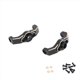 thumbnail image 1 of Bloques de ruedas de latón C-Hubs Piezas de mejora de camión sobre orugas negras, contrapeso del eje delantero para accesorios de vehículos, paquete de 2, 1 of 5