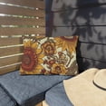 thumbnail image 3 of Outdoor Pillow In Sunflower Pattern, 3 of 4