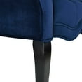 thumbnail image 5 of Adelia Chesterfield Style Button Tufted Performance Velvet Bench - Navy, 5 of 7