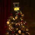 thumbnail image 2 of Douhoow Light Up Christmas Tree Topper Hat,Lighted Plush Snowman Pendant Christmas Party Decorations, 2 of 8