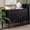 Black, variant on Baxton Studio Callison Farmhouse Dresser, 6-Drawer, Black