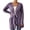 Purple, variant on Long Cardigan Sweaters for Women Long Sleeve Lightweight Tie Front Sweater Coat Wrap Tops Fall Clothes