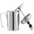 thumbnail image 1 of 400ml Stainless Steel Milk Frother,DIY Fancy Coffee Cream Foamer, Milk Cream Kitchen Tool, 1 of 5