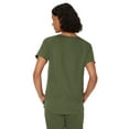 thumbnail image 2 of Hanes Women's Scrubs V-Neck Scrub Top, Premium, Short Sleeve, 1 Pocket, Sizes XS-3XL, 2 of 8