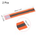 thumbnail image 2 of Reflectante Bandas para Brazo Muñeca Tobillo Pierna 12x2 Pulgadas Tira Alta Visibilidad Ancho Reflectante Correr Equipamiento para Ciclismo Correr Caminar Naranja Paquete de 2, 2 of 5