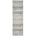 thumbnail image 3 of SAFAVIEH Adirondack Katina Striped Runner Rug, Ivory/Charcoal, 2'6" x 8', 3 of 7