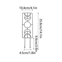 BMYJ Small Plant Trellis Indoor, Plant Metal Garden Trellis for Climbing Potted Plants Moon Shape Lattice Support for Vines Ivy Hoya Houseplants