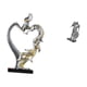 thumbnail image 5 of Estatua de pareja,Figura de pareja besándose,regalo de boda moderno,Figura de escritorio,Estatua de caballero,estatuilla,escultura,artesanía,decoración de escritorio,Arte coleccionable, 5 of 8