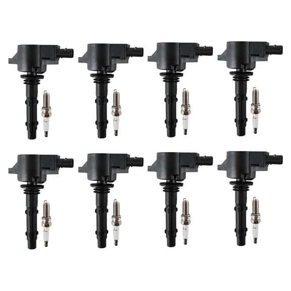 SINOCMP 8PCS UF535 Ignition Coils Pack & Iridium Spark Plugs for Mercedes-Benz CLS550 E550 S550 GL450 SL550 ML550 S450 CL550 CLK550 G550 V8 4.6L 4.7L 5.5L