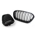 thumbnail image 2 of Par De Rejillas Delanteras De Coche Negras Brillantes, Vallas Dobles, Rejillas De Carreras De Estilo De Coche Para Bmw F20 F21 1 Series 2015-2016 Scienceny VI007169-00, 2 of 7