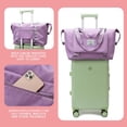 thumbnail image 3 of LNGOOR  Foldie Travel Bag Expandable Tote Bag for Travel Large Capacity Travel Bag Lightweight Weekender Bag Dry And Wet Separation Folding Travel Bag for Gym  Travel  Vacation, 3 of 6