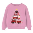 thumbnail image 2 of Kiijoy Toddler Boys Christmas Sweatshirt Graphic Long Sleeved Crewneck Pullover Top For Kids, 2 of 3