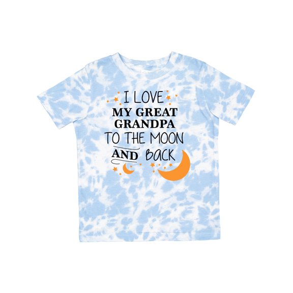 Inktastic I Love My Great Grandpa to the Moon and Back Boys or Girls Toddler T-Shirt
