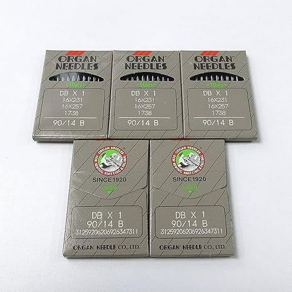 Teamwork 50 Organ Dbx1 Industrial Sewing Machine Needles 16X231 16X257 for Juki Brother (Singer 10 / Metric 70)