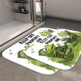 thumbnail image 2 of 1pc Two Frogs Rocking Chairs with Absorbent Non-Slip Bathroom Thickened Flannel Rug Decor,Soft,Quick Drying,Suitable For Indoor/outdoor Use,Bathrooms,Bedrooms,Kitchens,Terrace,Laundry Rooms,16"x24", 2 of 9