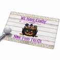 thumbnail image 2 of 2x3 Ft Entryway Area Rug, Purple Halloween Kitchen Rug Runner Washable Floor Mat, Pumpkins Spooky Spiders Candy Polka Dot Non Slip Indoor Door Mat Throw Carpet for Bathroom Living Room Bedroom, 2 of 8