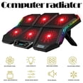 thumbnail image 3 of Coolcold Gaming Rgb Laptop Cooler Six Fan Y 2 Puertos Usb Led Screen Laptop Cooling matsuzay EL010143-00, 3 of 6