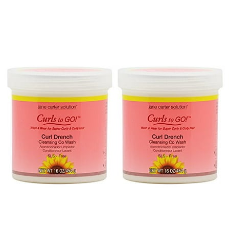 Jane Carter Curls to Go Curl Drench Cleansing Co Wash 16oz / 454g 