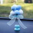 thumbnail image 5 of Colorful Car Interior Decor Shaking Head Spring Balloon Shaped Ornaments Gift Toy, 5 of 8