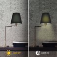 thumbnail image 4 of UPOUART Ensemble de 2 Abat-Jour en Tissu Noir pour Lampadaire Rond Style Moderne, 4 of 8