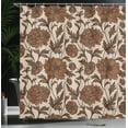thumbnail image 3 of Ambesonne Aster Shower Curtain, Earth Tones Flower Petals Art, 69"Wx75"L, Caramel Champagne, 3 of 4