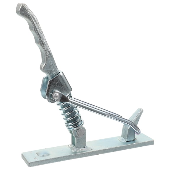 Raindrops  Heavy Duty Spring Latch Combination Anti Rattle Tow Bar Hitch Cable Hooks Silver