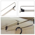 thumbnail image 4 of 2Pcs Retractable Closet Pull Out Rod Extending Rail Pull Out Hanger Closet Valet Rod Rail Sliding Extending Telescopic Clothes Rod Closet Rod Bracket Wardrobe Hanger Rail, 4 of 8