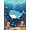 Blue Multicolor, Pattern 11, variant on Design&I 8'x10' Washable Area Rug Classroom Ocean Whale Octopus Starfish Cartoon Animals Under for Living Room, Family Extra Large Skid-Resistant Low Profile