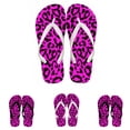 thumbnail image 2 of CHENge Women’s Leopard Print Flat Flip Flops, Stylish Animal Pattern Thong Sandals, Lightweight Non-Slip Beach Slippers for Summer, 2 of 7