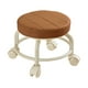 thumbnail image 2 of Silla de oficina con ruedas, asiento giratorio 360°, cojín ergonómico, asiento cómodo, ruedas de alta resistencia, estructura metálica, ideal para la oficina en casa.,Wsvlmg, 2 of 9