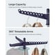 thumbnail image 4 of Tendedero de ropa SONGMICS plegable con 3 brazos para 27 prendas, 4 of 7