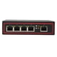 thumbnail image 4 of Rail 5 Puerto Ethernet Din Interruptor Rail Rail Montaje Rardoo Diseño de Grado Potencia industrial Redundante Switch Rail de Ethernet Din, 4 of 7