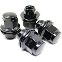 CWA 5 OEM Factory Lug Nuts Black Compatible with Toyota Lexus 12x1.5 Compatible with Mag Flat Seat Wheel
