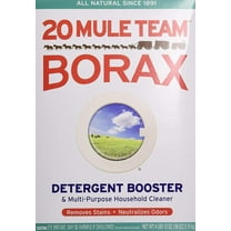 Borax 20 Mule Team Detergent Booster, 76 Oz Pack of 2