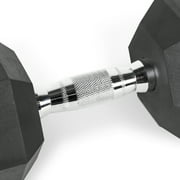 CAP Barbell, 45lb Rubber Hex Dumbbell, Single
