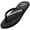 Black Clear Rhinestone, variant on Norty Women's Everyday Flip Flop Thong Sandals Versatile Comfort