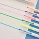 thumbnail image 1 of Rotuladores de plástico de doble punta,juego de 6 colores,marcadores de punta inclinada,material de estudio de oficina,tinta duradera y brillante, 1 of 6