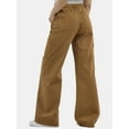 thumbnail image 3 of No Boundaries Wide Leg Cargo Pants, 31.5'' Inseam, Women's, 3 of 5