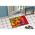 thumbnail image 2 of Crab Hot Dang Door Mat Doormat, 2 of 4