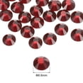 thumbnail image 2 of Uxcell Hotfix Rhinestones Flatback Crystal Glass Gems for Crafts Clothes DIY Decoration 288Pcs Deep Red, 2 of 5
