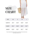 thumbnail image 5 of Falda Ailoqing 2025, casual, casual, larga para mujer, algodón, color blanco, 5 of 5