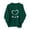 Green(7), variant on Diufon St Patricks Day Sweatshirt Women Shamrock Graphic Crewneck Sweatshirts Casual Loose Long Sleeve Pullover Tops